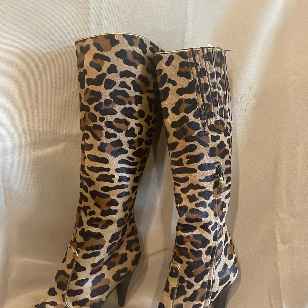 Casadei Leopard Print, Cowhide Boot - image 2